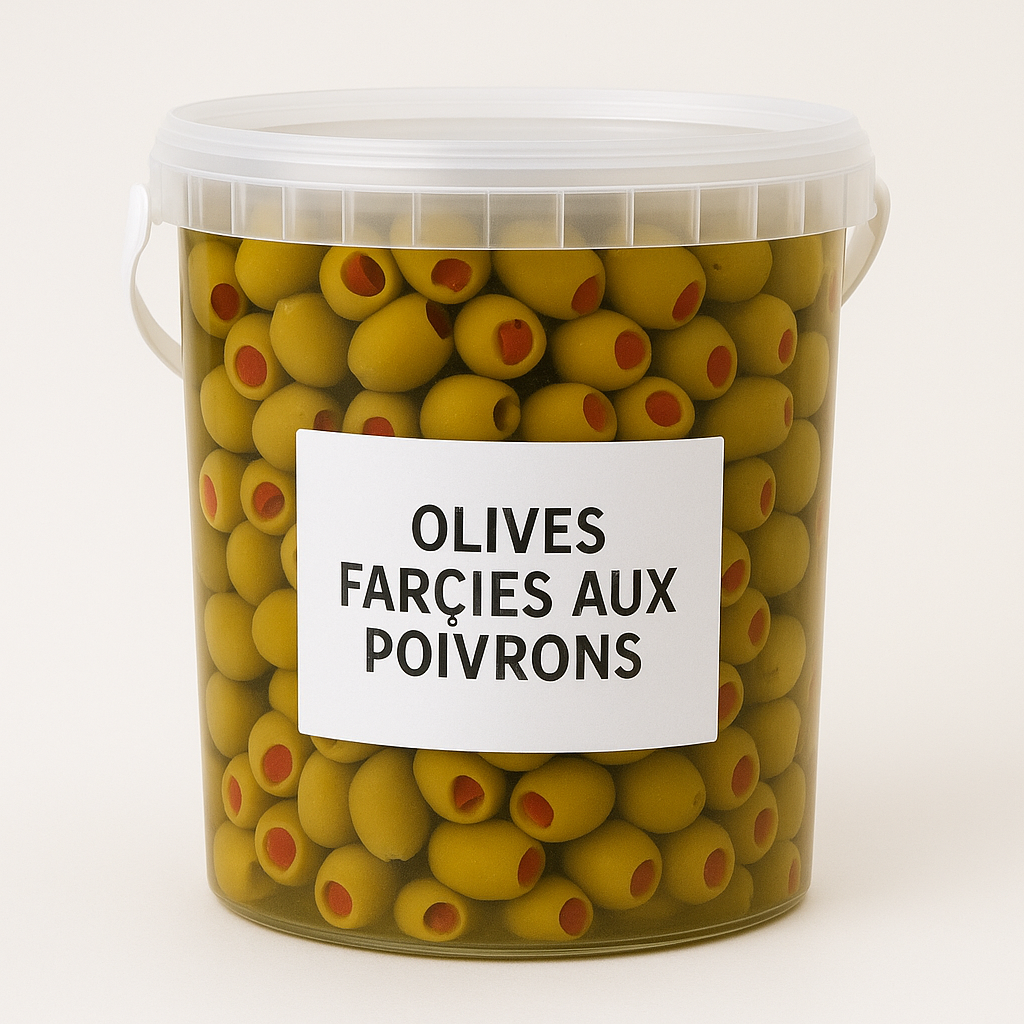 Olives farcies aux poivrons